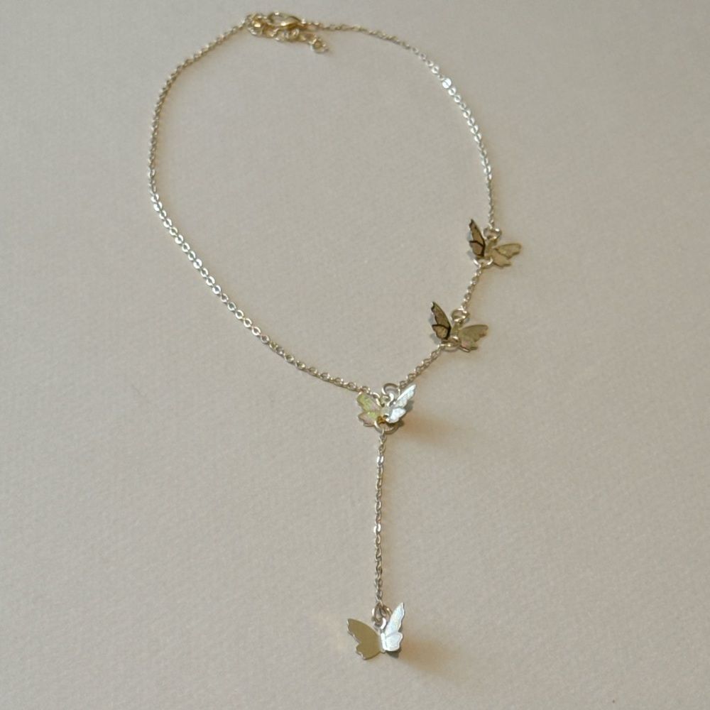 Butterfly necklace A864 - Picture 3 of 5